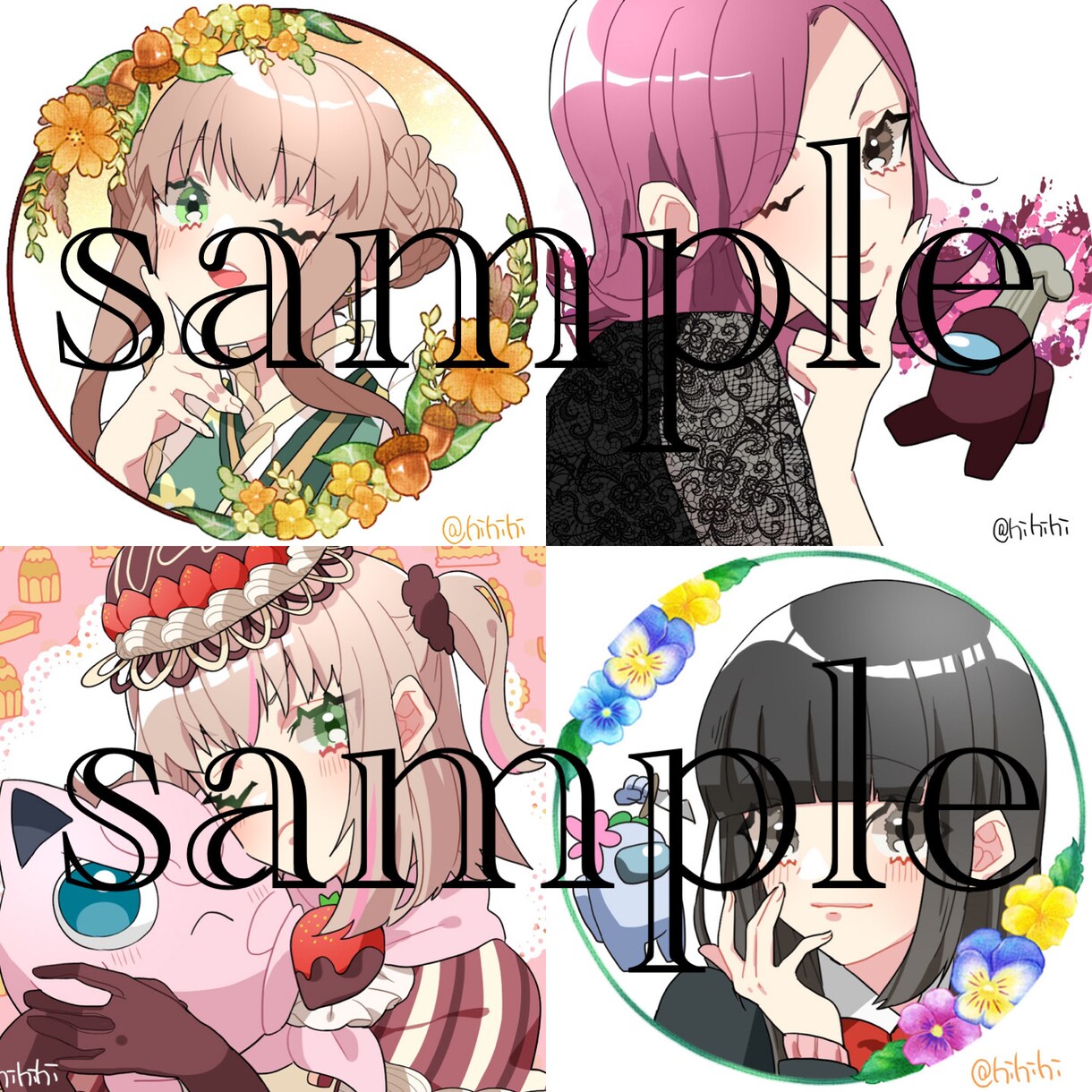イラスト描きます SNS等で使用するアイコンやヘッダーを描きます イメージ2