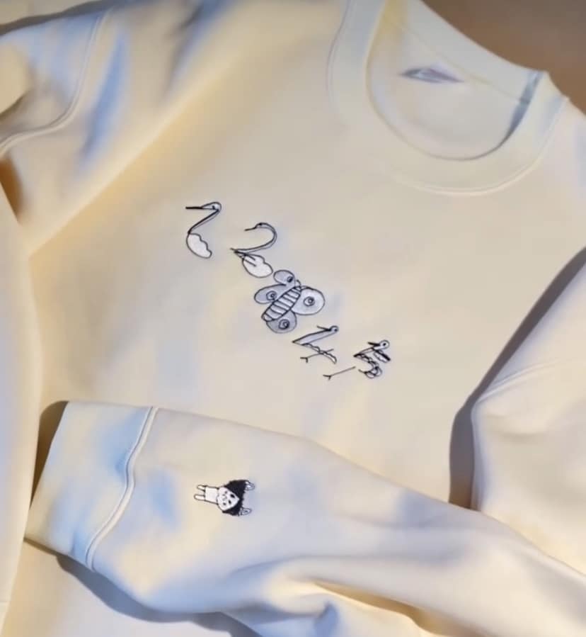 お客様のオリジナル刺繍スウェットを製作します １点～オーダー可！　オリジナルグッズ製作をお手軽に♫ イメージ1