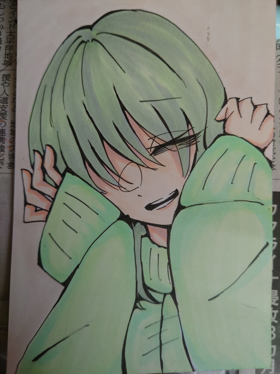 ポストカードにアナログイラストをお描きします ポストカードにシンプルなイラストをお描きします！ イメージ2