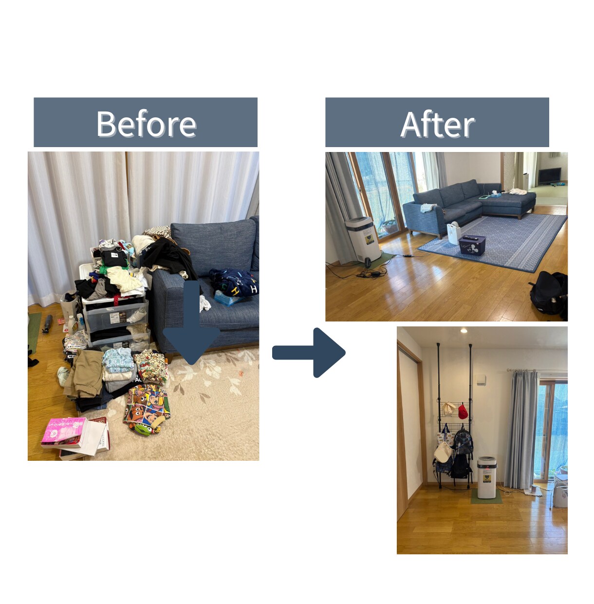 片付けが進まない方へオンラインでサポートします 空間づくりのプロが、片付けのコツや手順を解説しながら進めます イメージ7