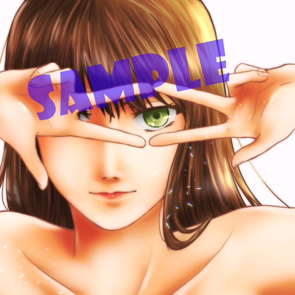 アイコンイラストを買い切りで販売します キリッとした女性アイコンイラスト イメージ1