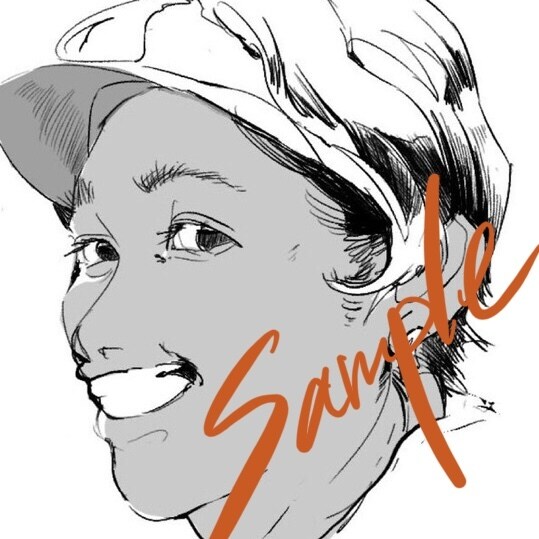 シンプルでおしゃれなアイコン制作します 【LINE インスタ】似顔絵　オシャレに仕上げます イメージ4