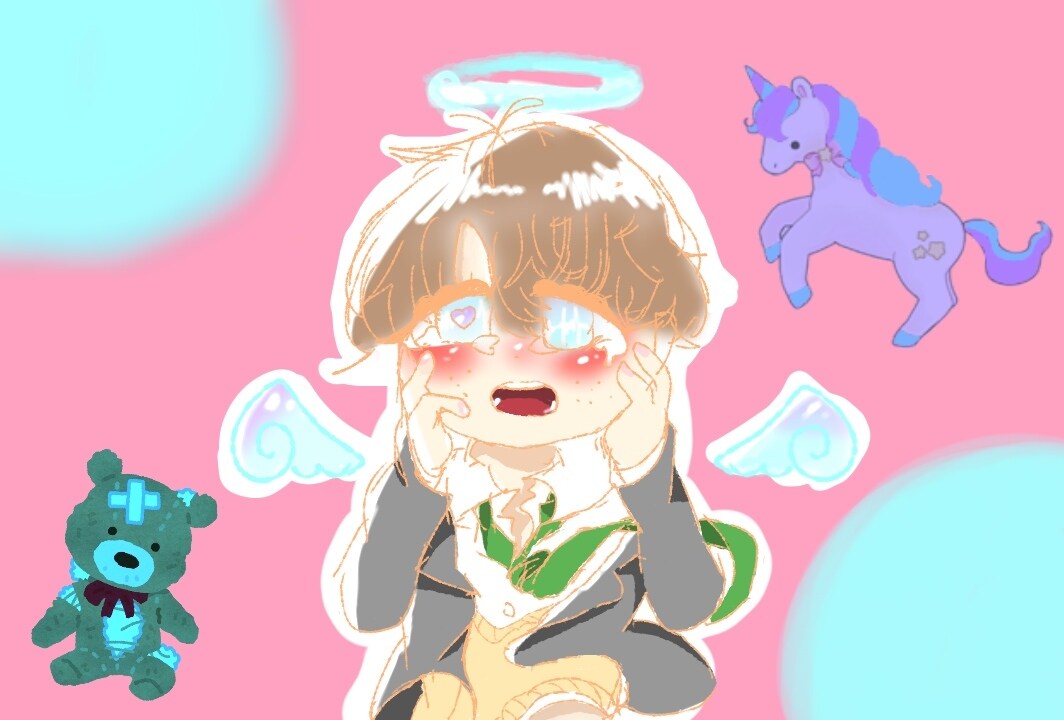 SNSで使うイラストなど描きます ジャンル[ゆめかわ、病みかわ、メルヘン、ロリータ] イメージ3