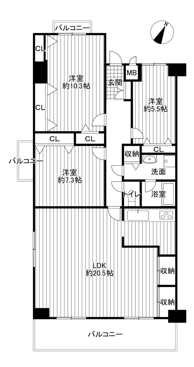 間取り図【@1000円～】作成します １K ～戸建てまで迅速に対応します。@1000円～ イメージ4