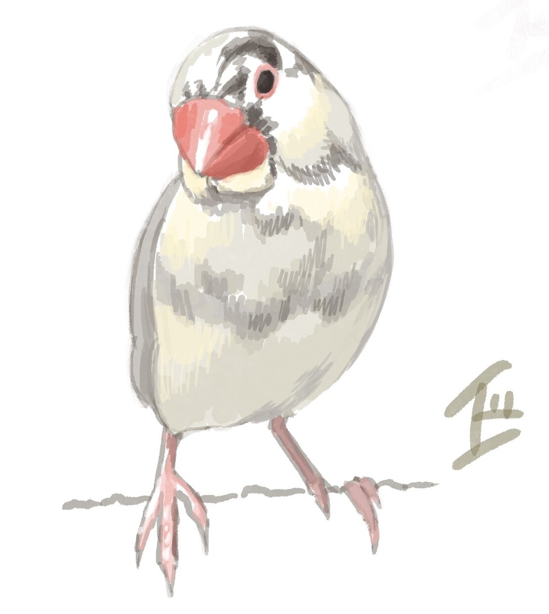 ご家族のイラストを制作します お写真をお預かりし、スケッチ風にデジタルイラストを制作！ イメージ4