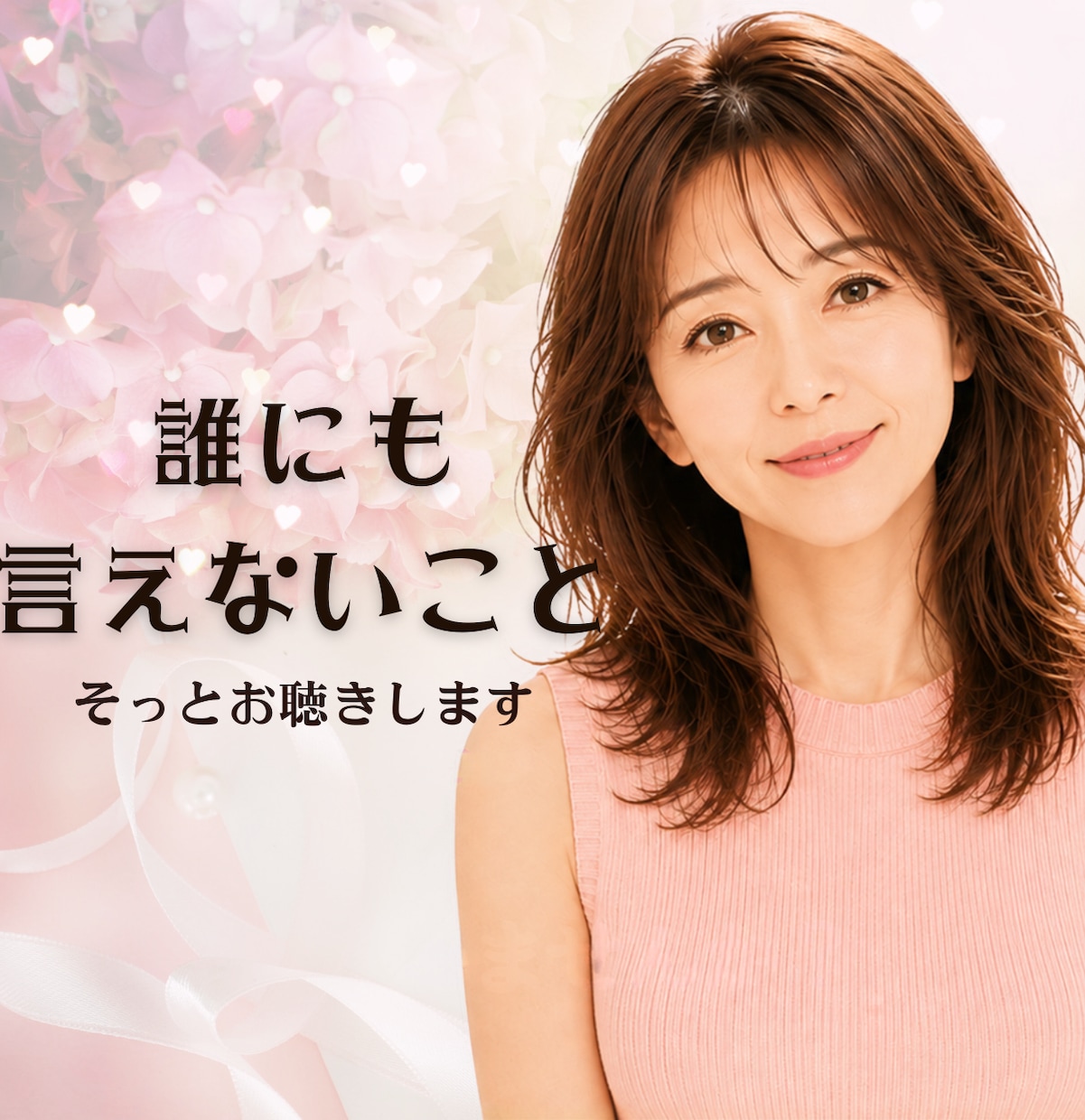 誰にも言えない秘密　そっとお聴きます 心の奥にしまっている気持ち、ここでだけお話しませんか イメージ1