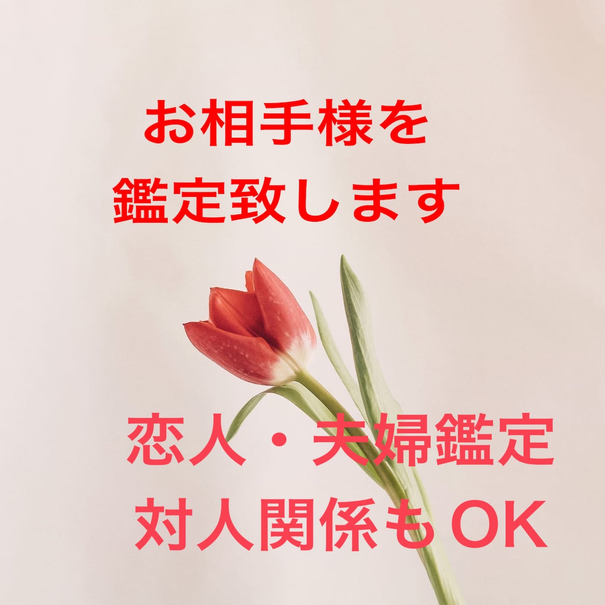 気になるお相手の恋愛傾向・性格・霊視致致します 恋愛関係の手引き書、結婚、今後の相性、彼を振り向かせるコツ イメージ1