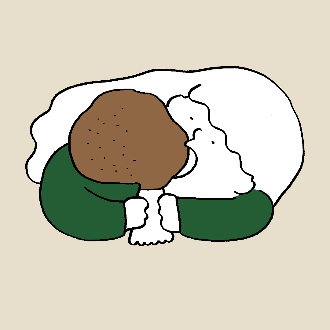 シンプル線画のゆるいイラスト作成します ひと目で癒やされる、ゆるっとほんわかイラストです イメージ1