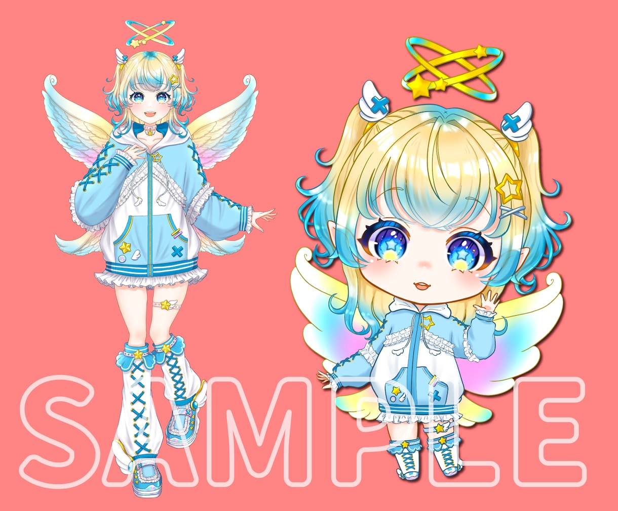 用途に合わせたSDキャラ•ミニキャラ制作いたします Vtuber、YouTube、IRIAM、活動者様必見です！ イメージ3