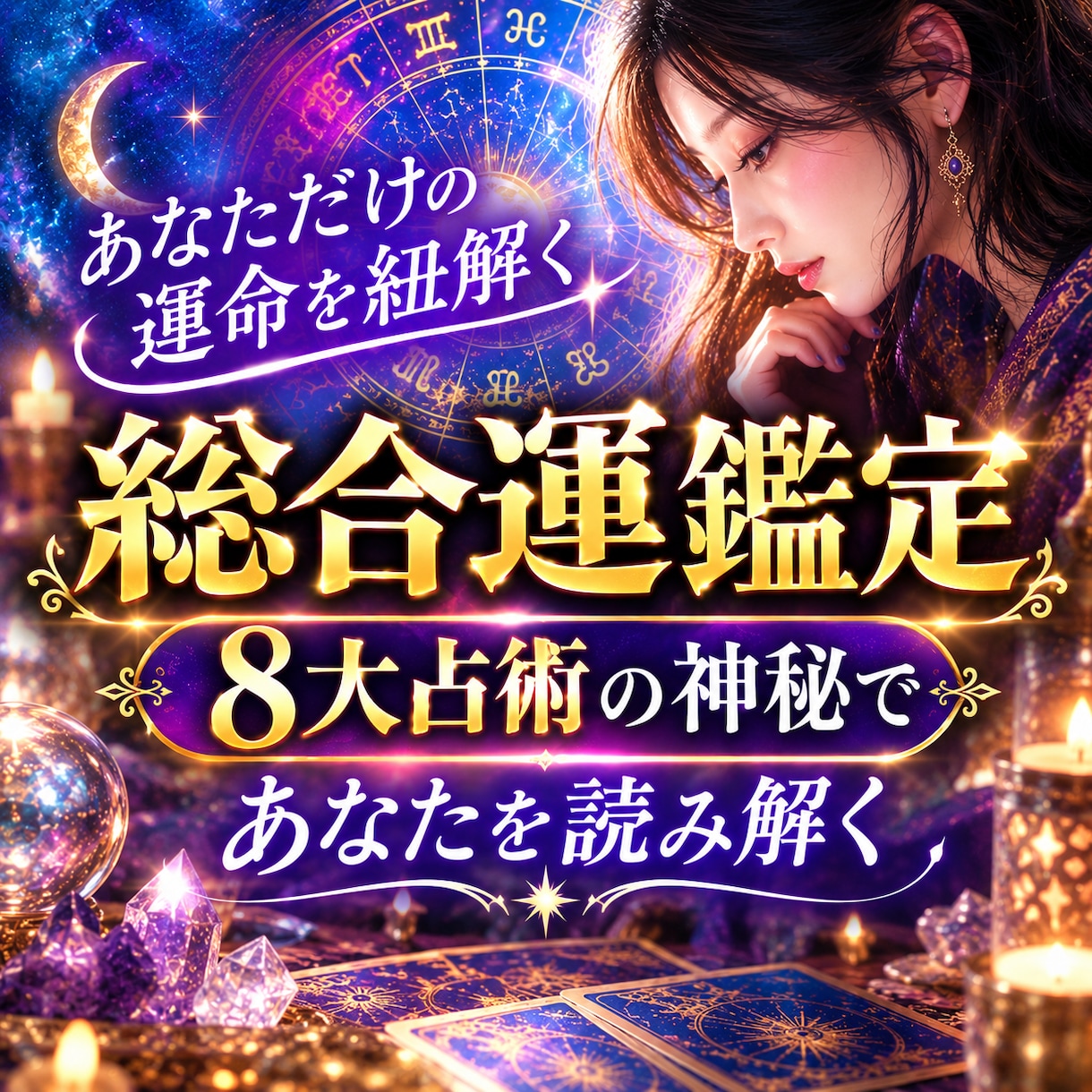 向こう10年の運勢＆あなたの未来を総合鑑定します 8つの視点から人生の流れと転機を多角的に分析 イメージ1