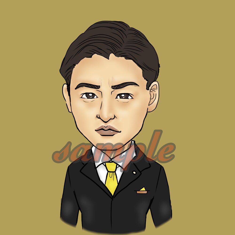 オリジナル似顔絵描きます SNSアイコン　待ち受けに　LINE イメージ3