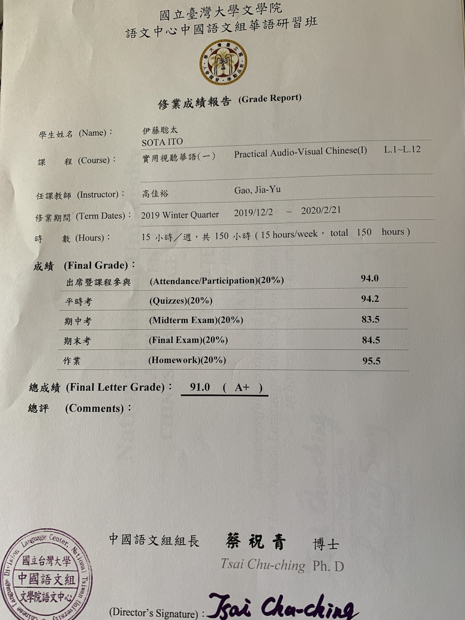 初心者向け中国語、日本語教えます 台湾に1年留学していたので簡単な中国語を教えることが出来ます イメージ2