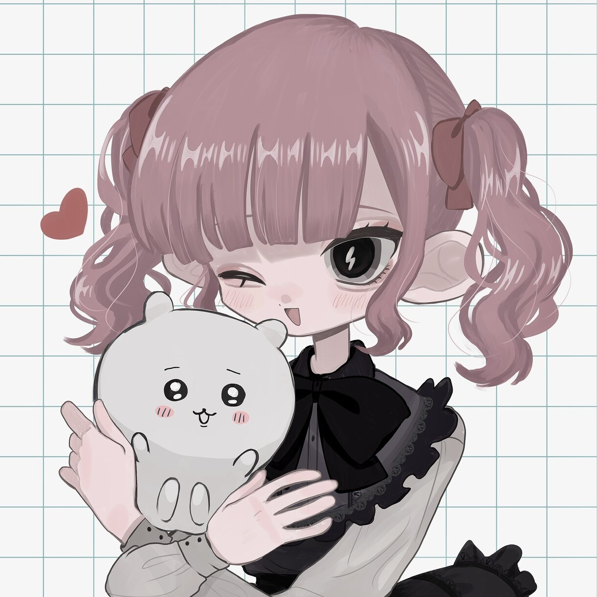 個性的な絵柄で他と被らないイラスト描きます 可愛い個性的な絵柄でSNSアイコン描きます！ イメージ2