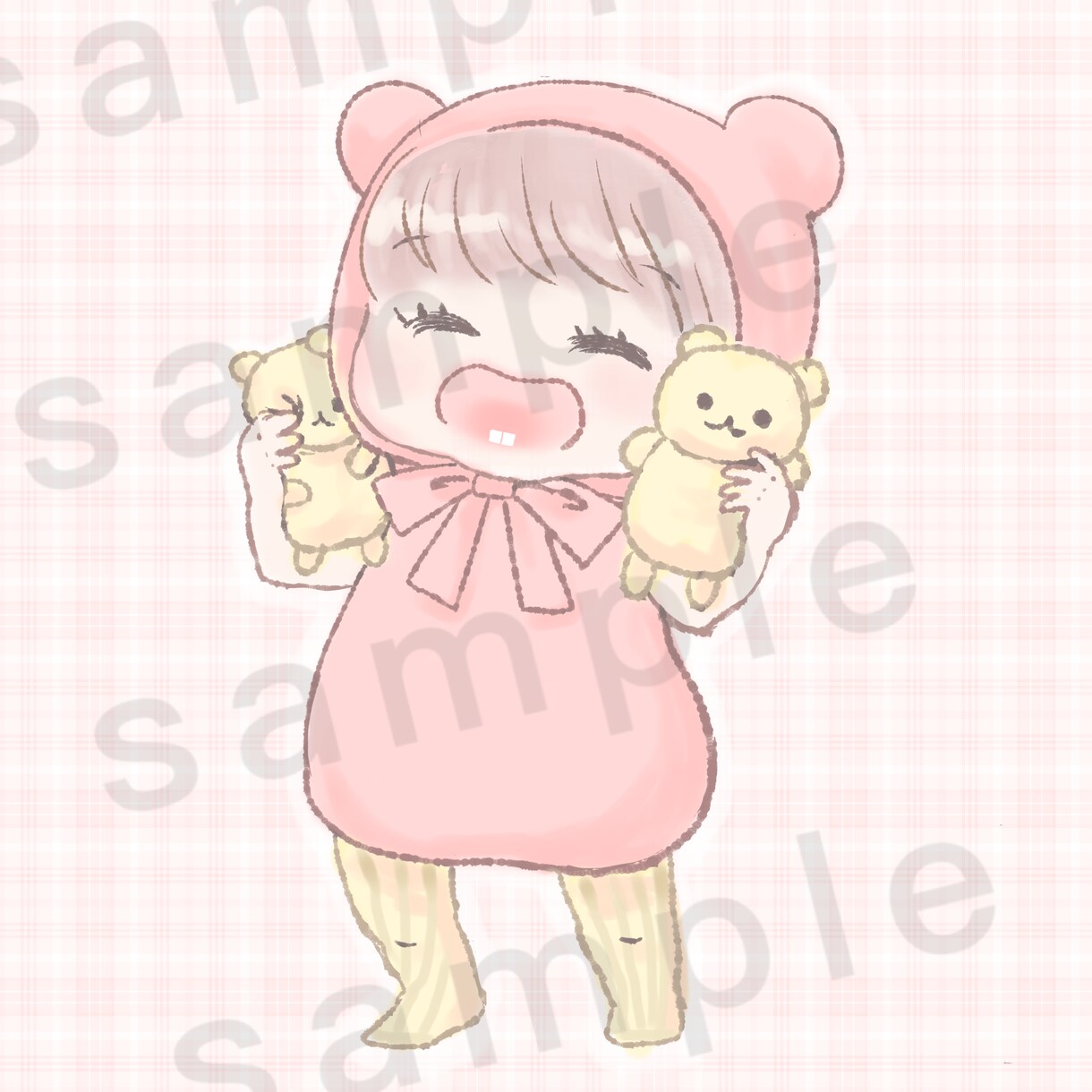 可愛いシンプルなイラスト描きます ホームページやSNSのアイコンなどに♪ イメージ1