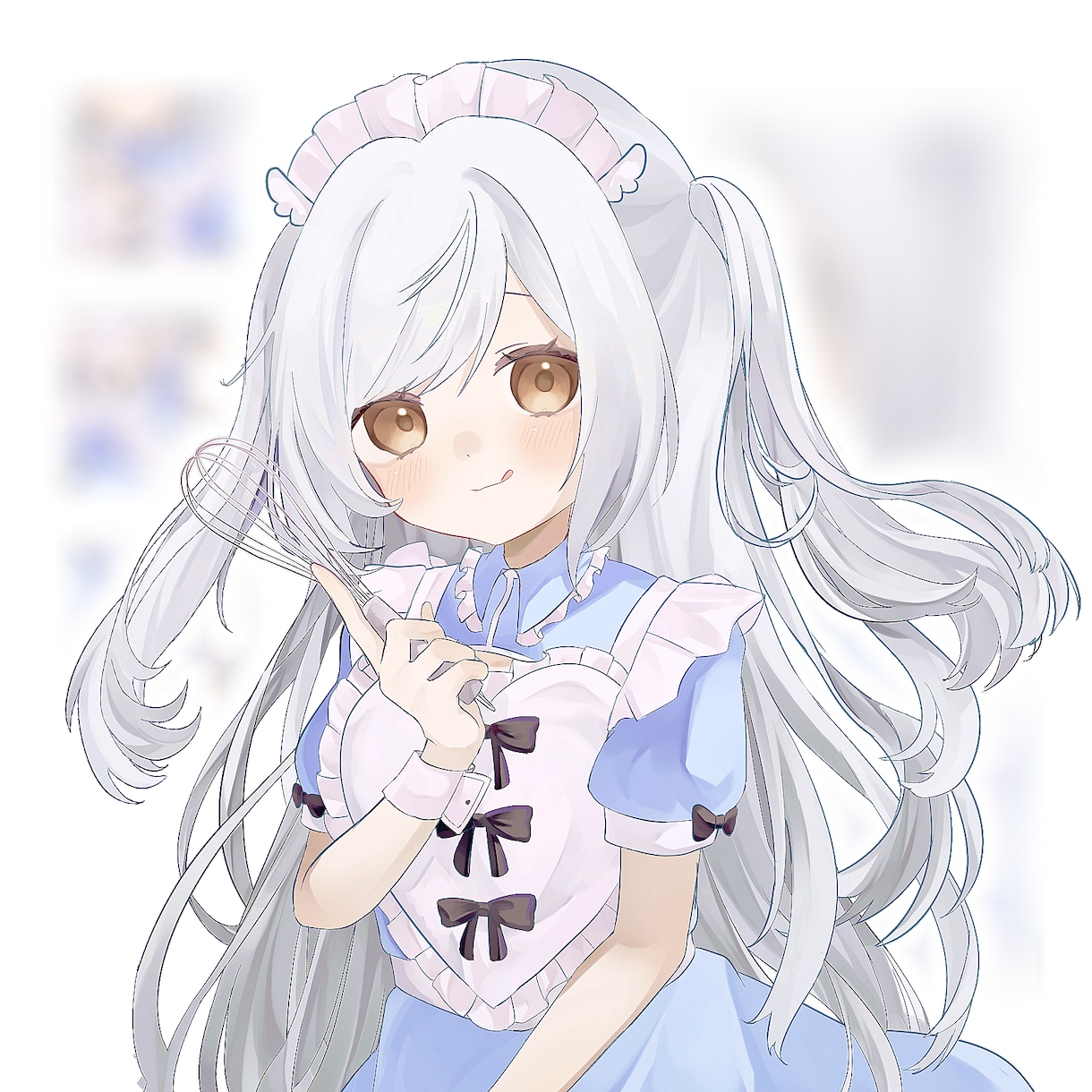 可愛らしいアニメ調イラストを制作します SNS・配信・アイコン対応します イメージ6