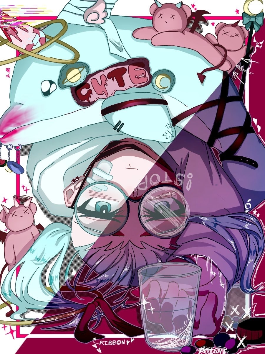 デジタルイラスト作成承ります 可愛らしい表情と色で個性的なキャラクターを描きます☺️ イメージ2