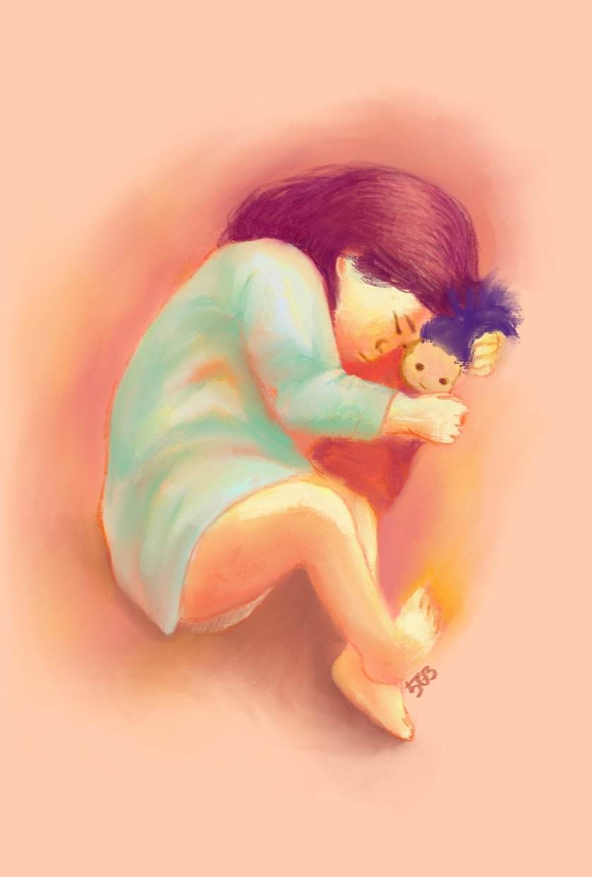 写真から赤ちゃんや子どもの絵を優しく描きます 大切な一枚を、あたたかく色彩豊かでやわらかな絵に イメージ6