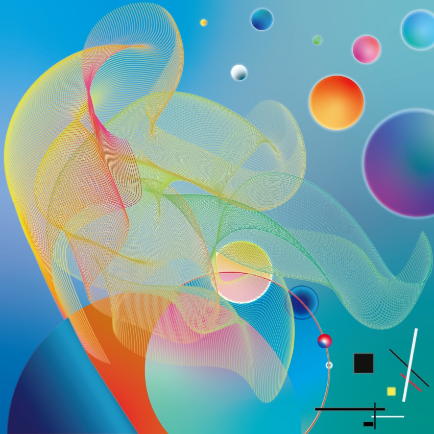 構成主義で抽象的なアイコン、背景を作成します 自分だけのオリジナルの絵が欲しい人へ抽象画描きます イメージ1