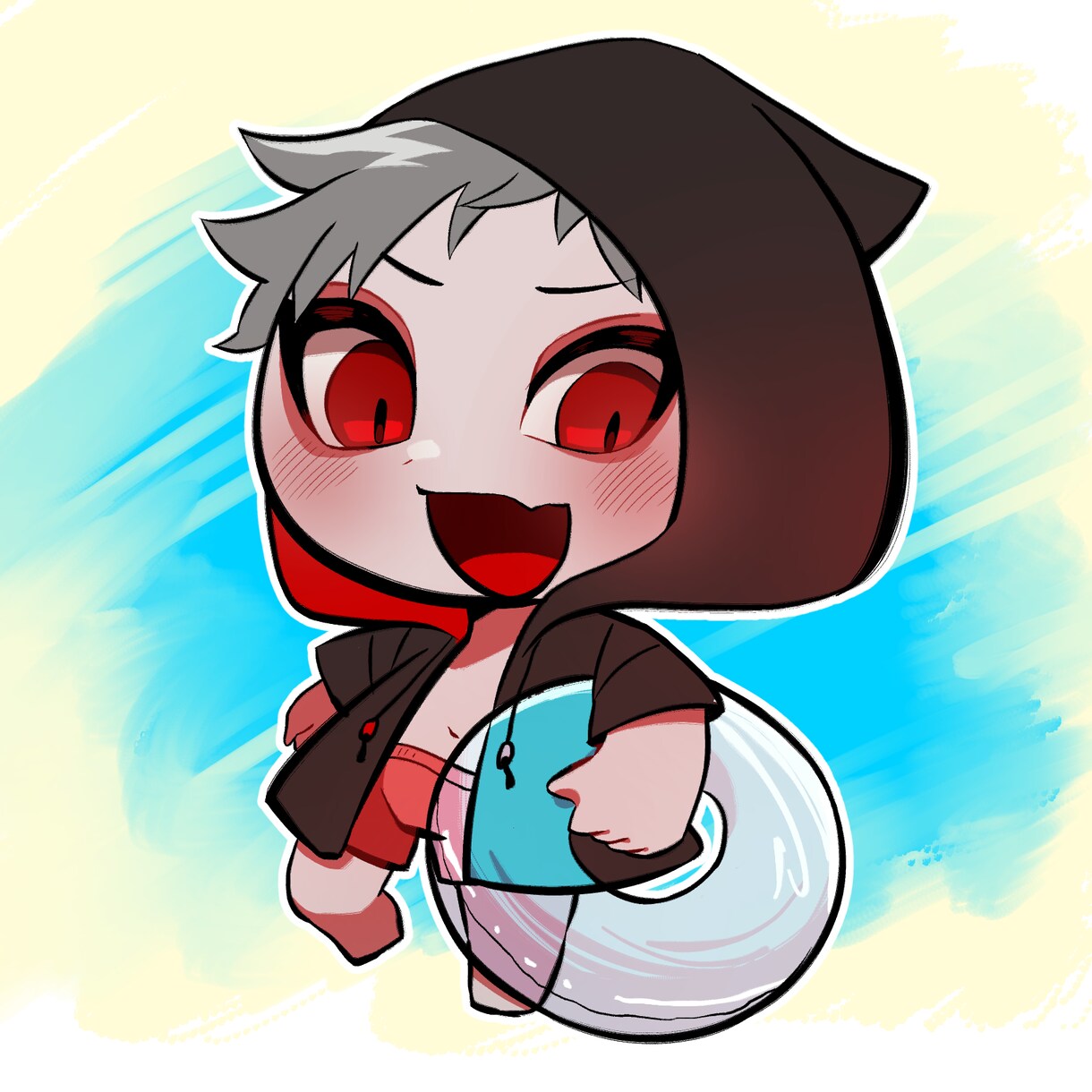 和風のデフォルメイラストを描きます 自作の筆ペンでかっこかわいい絵を描きます！ イメージ3
