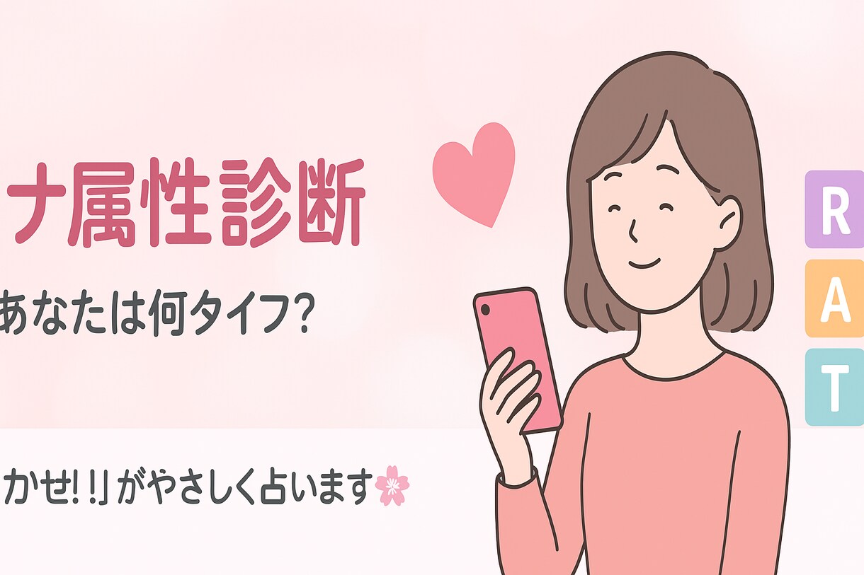 恋バナ属性診断Miyuにおまかせします MBTI風！あなたの恋愛タイプを優しく診断♪ イメージ1