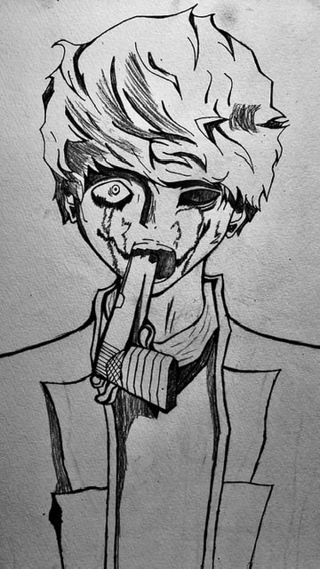 イラストのトプ画（男性）を描きます 怪しい雰囲気、攻撃的な雰囲気の表情を求めてる方！ イメージ3