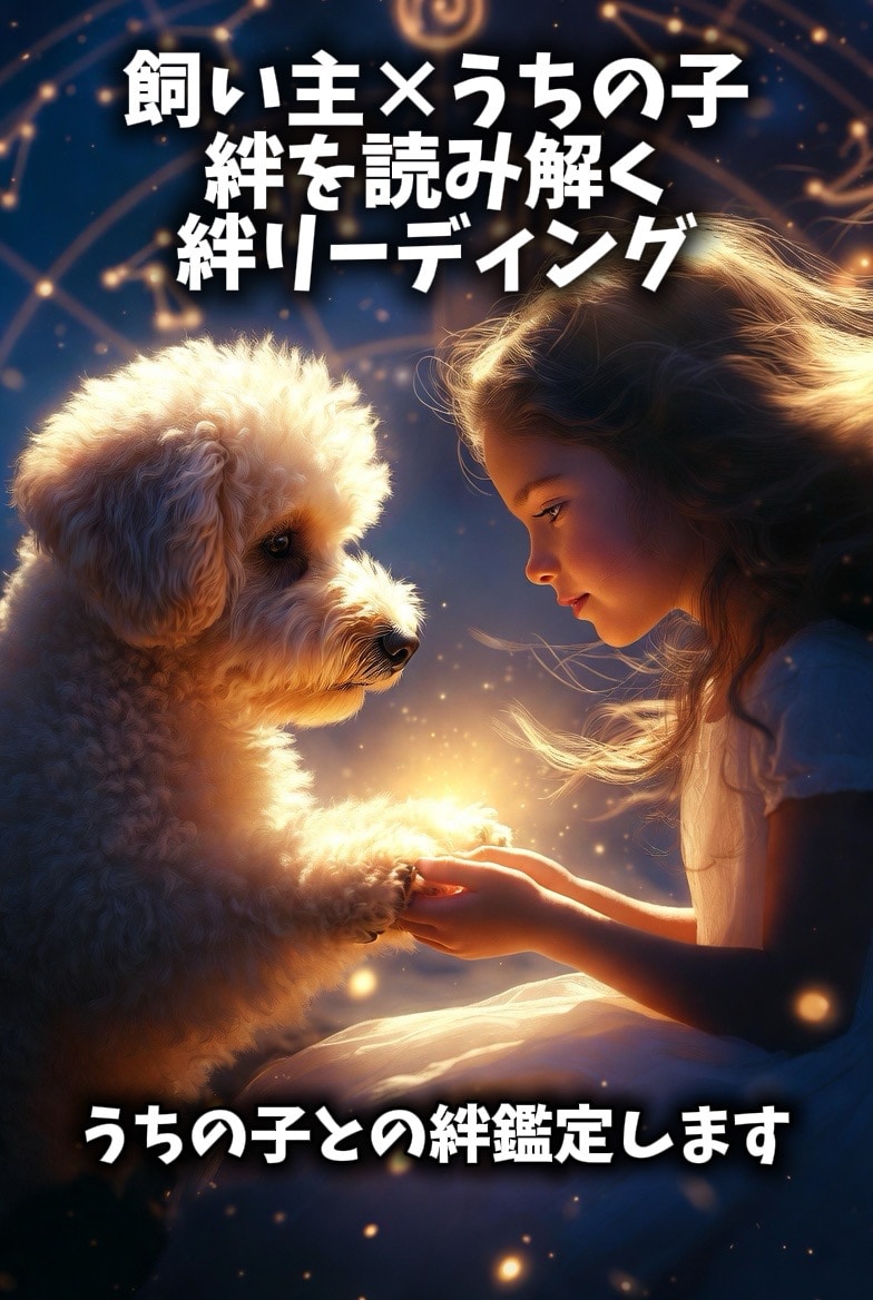 うちの子との絆を深く読み解き占います 言葉にできない想いを、絆から読み解く占い イメージ2