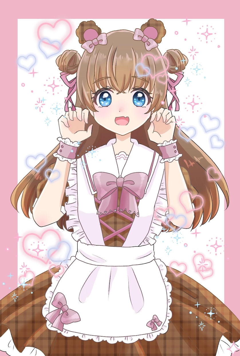 商用利用可！可愛らしいイラスト描きます 親切丁寧を心がけています。女児アニメイラストはぜひお任せあれ イメージ6