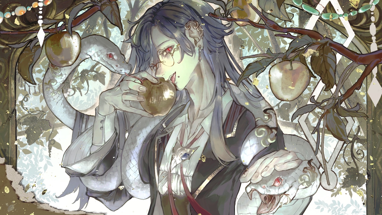 厚塗りで綺麗な世界観のイラストを作成します にじさんじ様実績〇、動画用イラスト、Vtuber活動など イメージ10