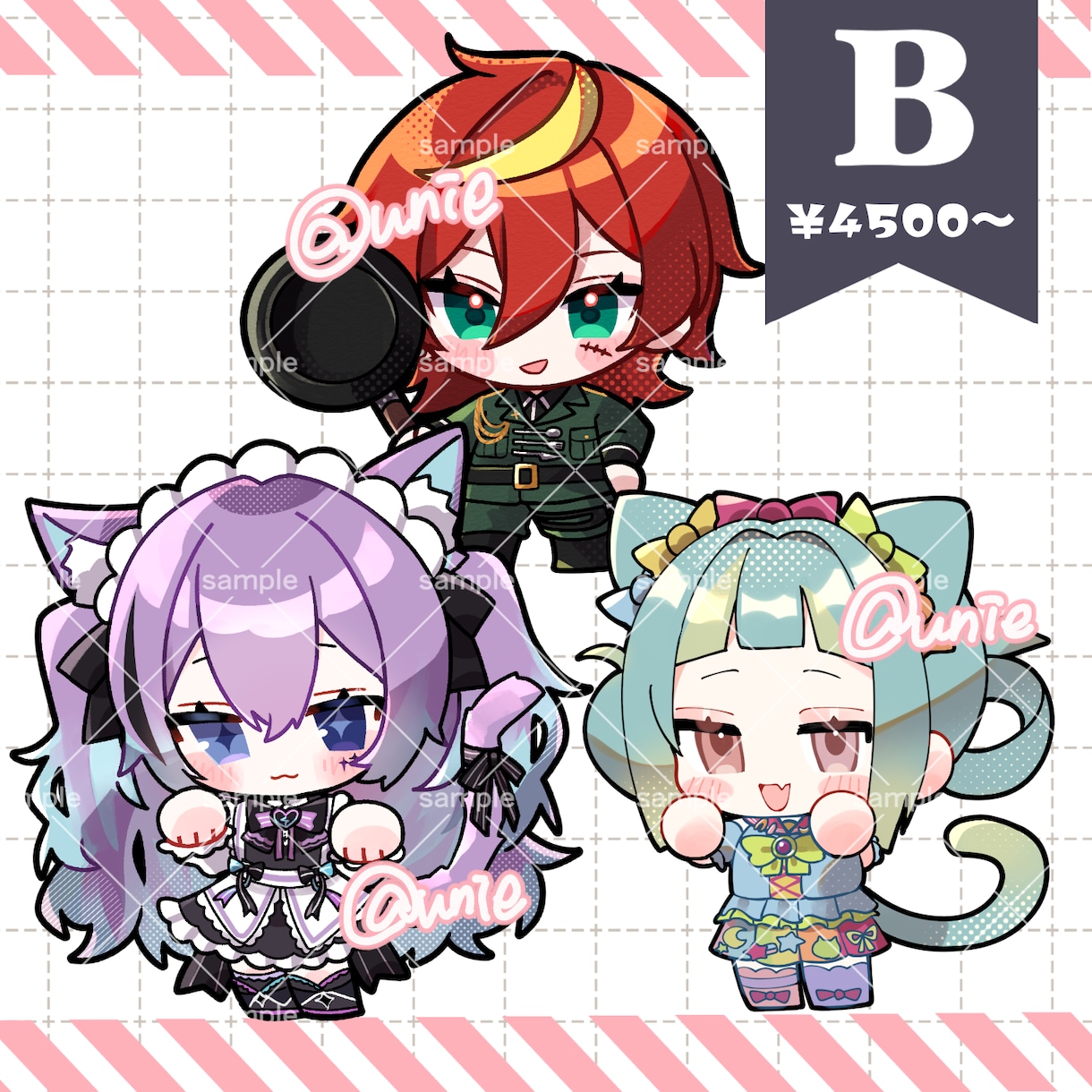 SDキャラ・ミニキャラ描きます 商用利用OK！グッズやサムネイルにおすすめ！ イメージ3