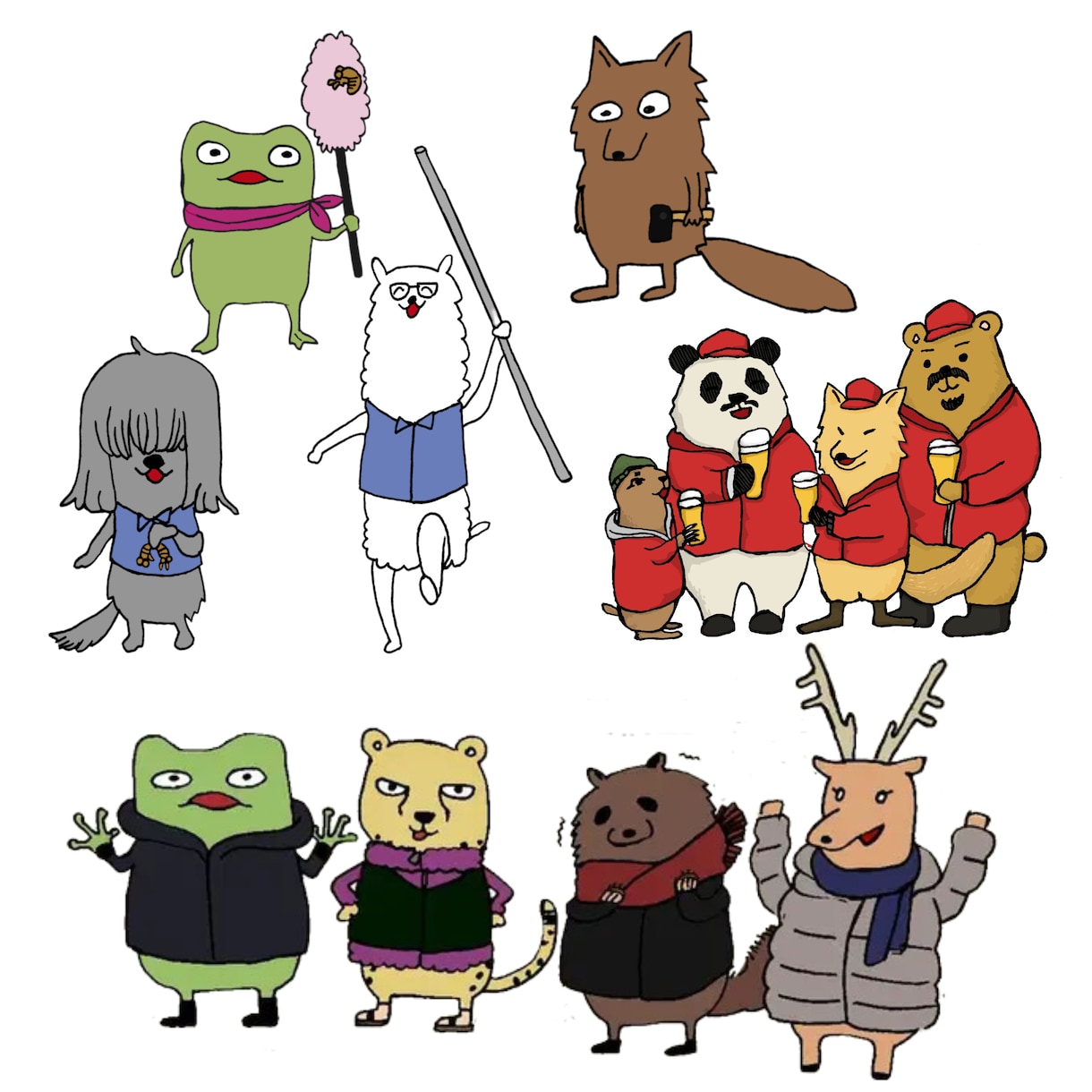 似過ぎない似顔絵／人をかわいい動物キャラにします あまり似ていると恥ずかしいという方にオススメです。 イメージ1