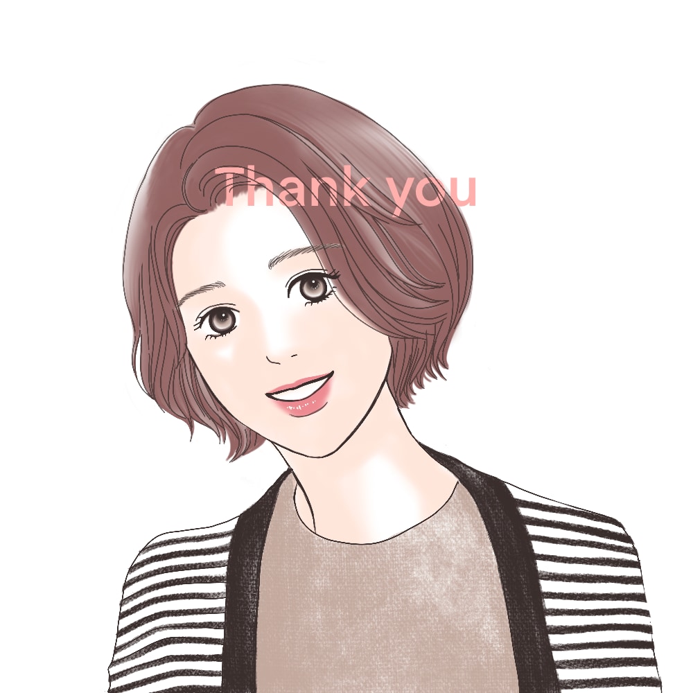 フルカラーで優しい雰囲気。似顔絵風イラスト描きます お写真無くてもOK！リアル似顔絵風で好感度高い多用途イラスト イメージ2