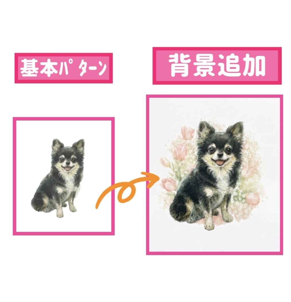 オーダーで動物の水彩似顔絵原画◎制作します 世界に一点の作品　特殊ブラシ使用の水彩画　インテリアにも。 イメージ3