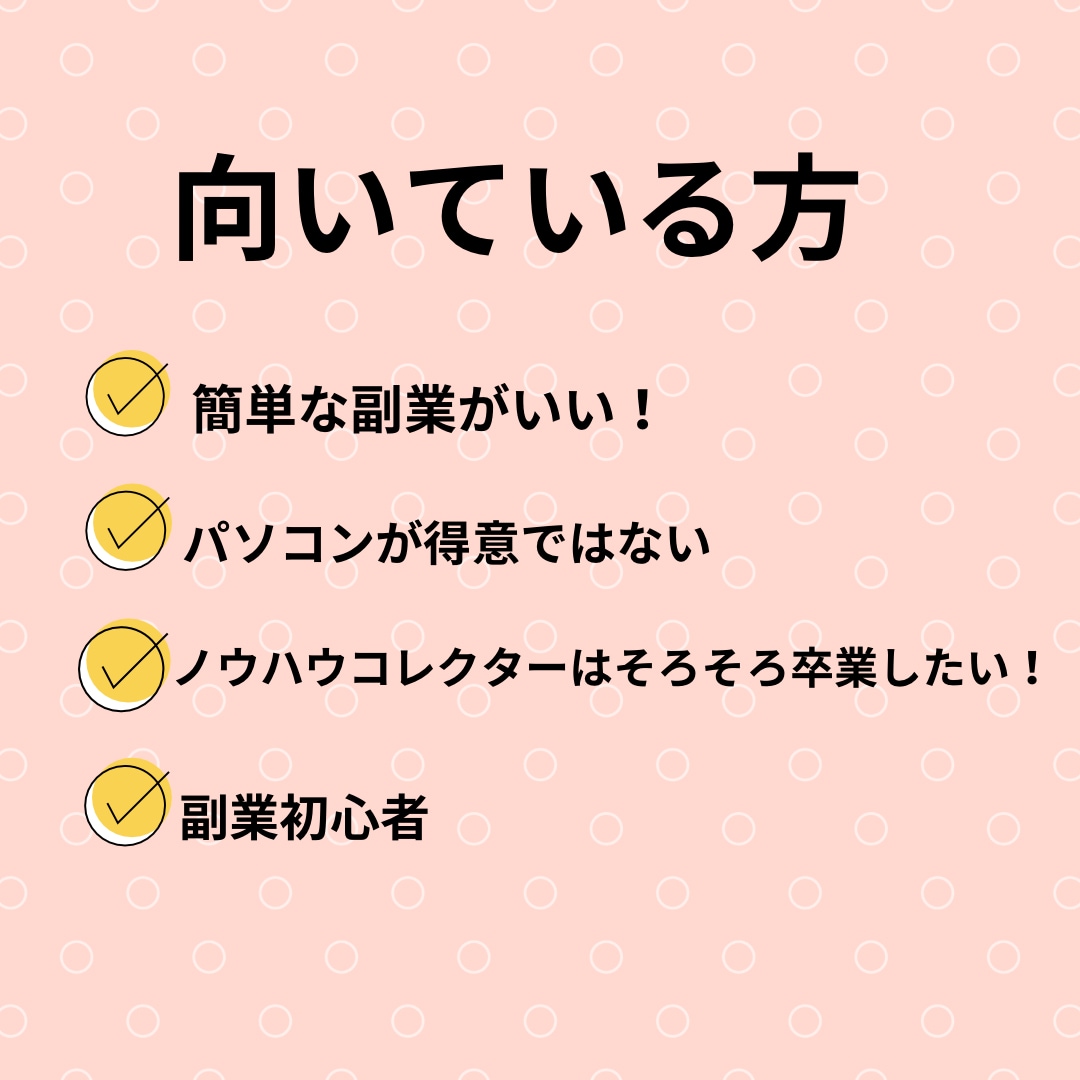 簡単！半自動化の裏ワザ副業ノウハウ教えちゃいます 今なら10,000円→3,000円 イメージ5