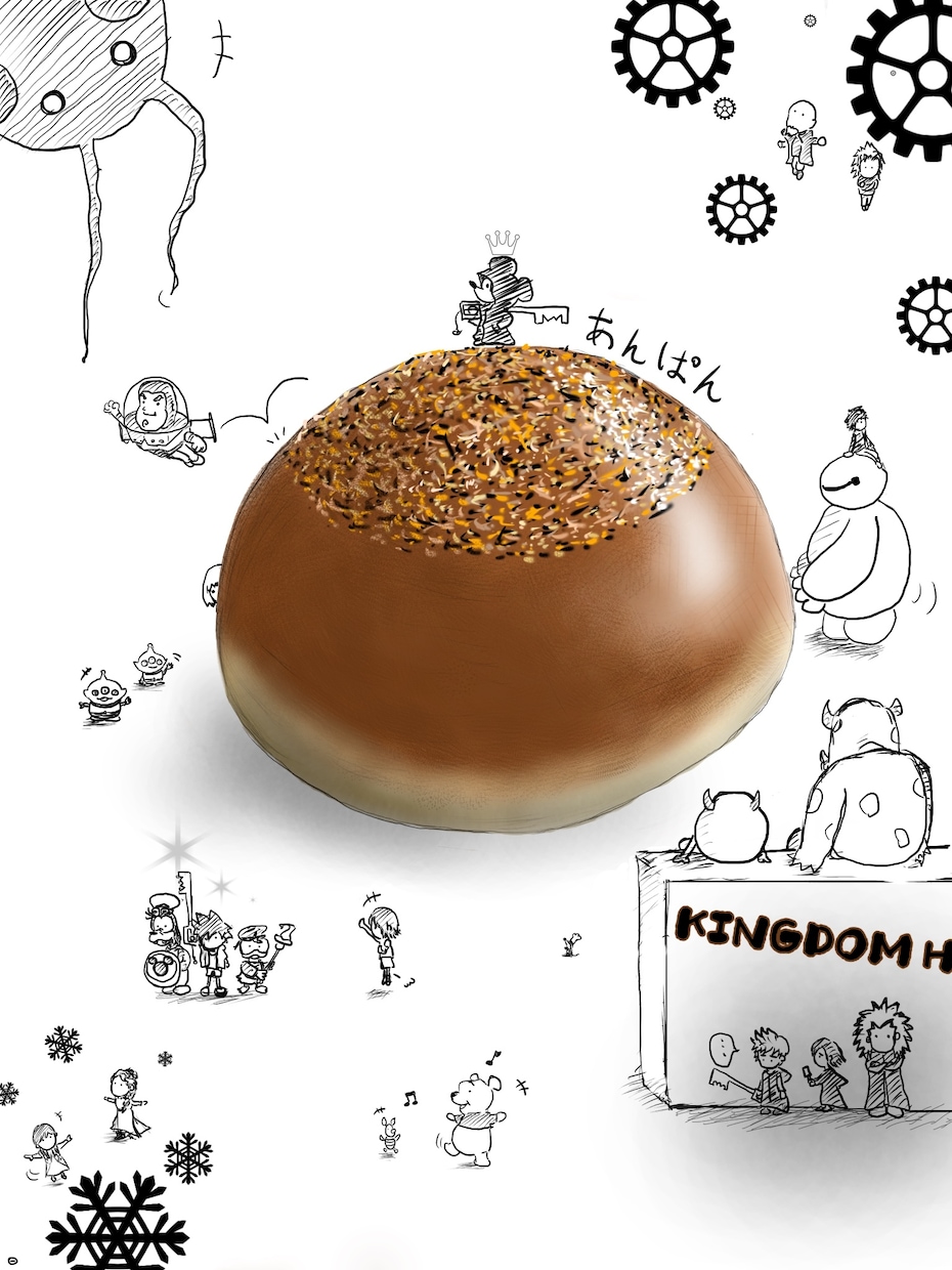 あなたの作ったパンやお菓子のイラストを描きます 現役のベーカリーシェフが独自の視点で描きます！！ イメージ2