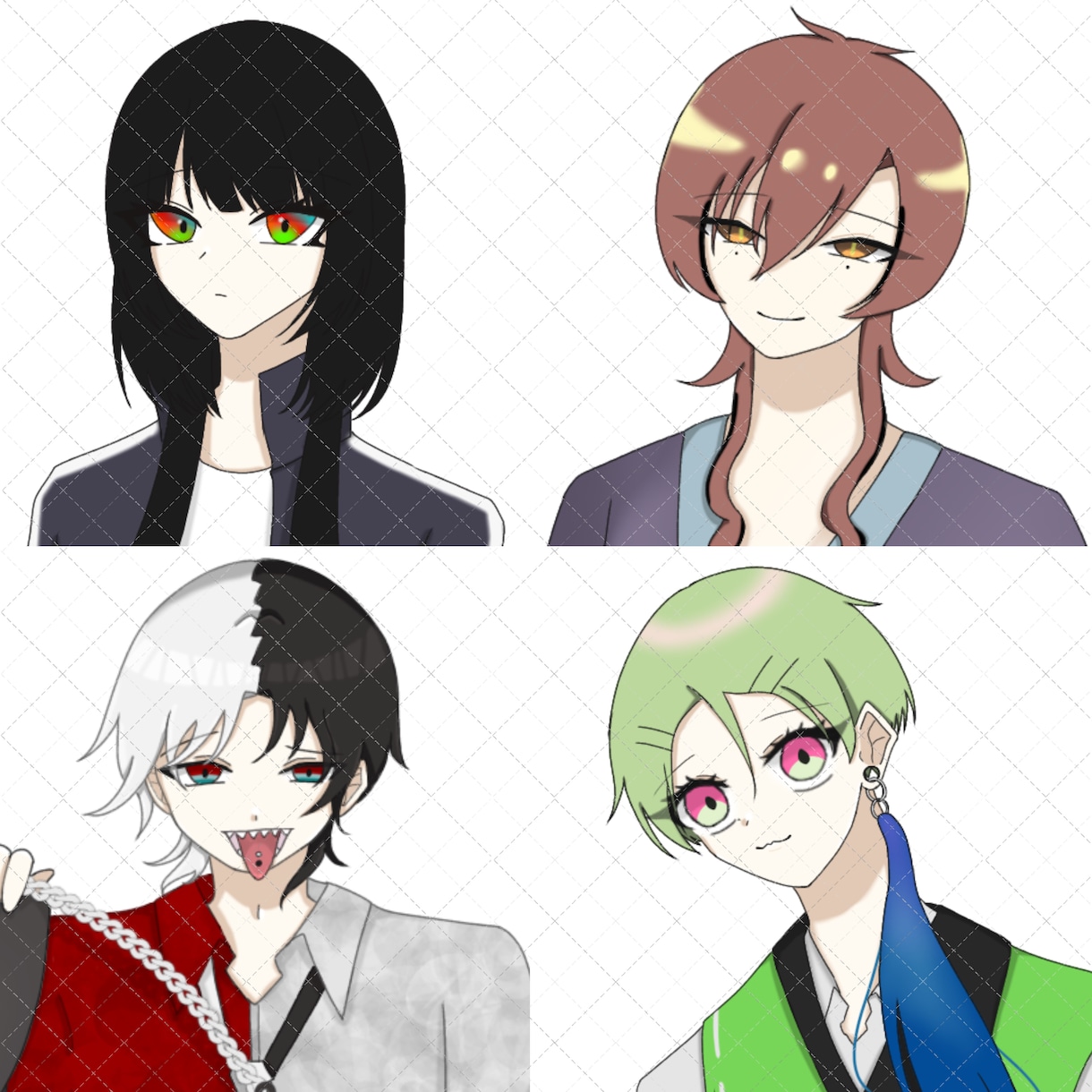 アイコン描きます SNSアイコン/ペア画/夢絵/TRPG立ち絵 等 イメージ1