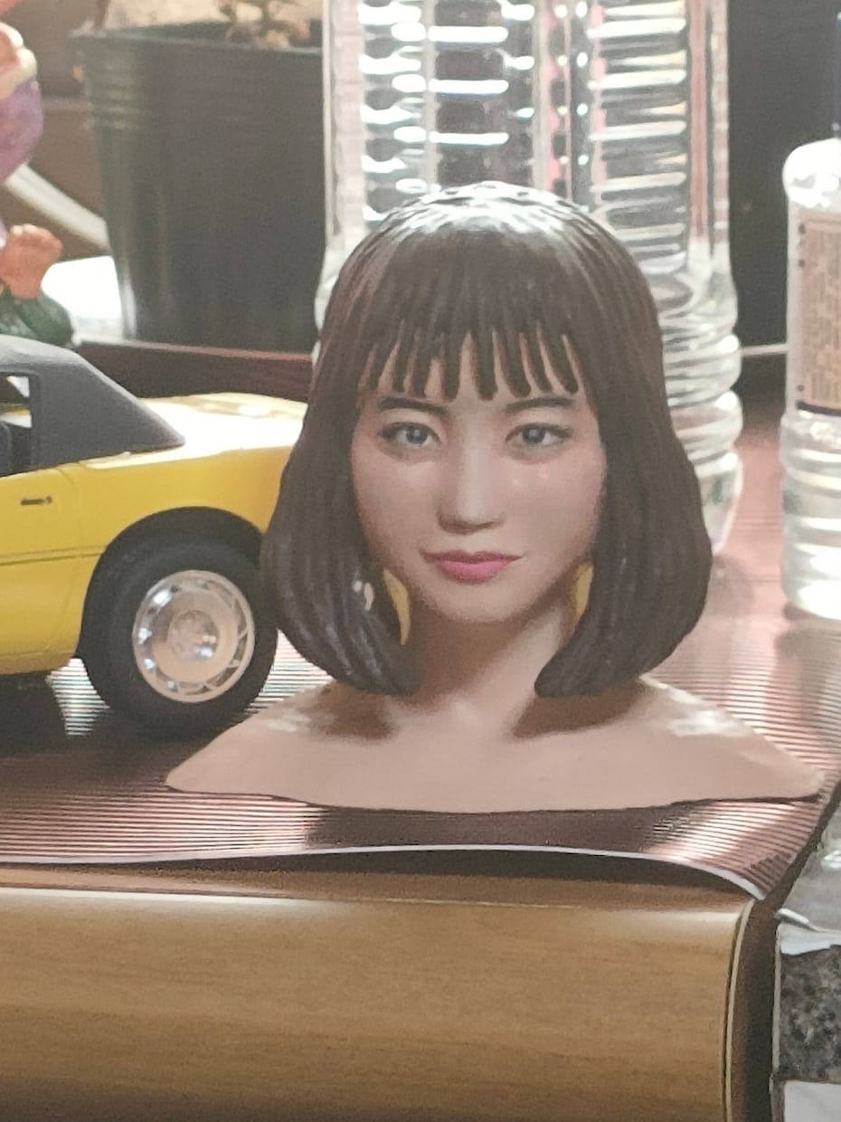 頭から胸の辺りまでの人体模型創ります 資料になる同一人物の顔写真が幾つかの角度であれば作れます。 イメージ4