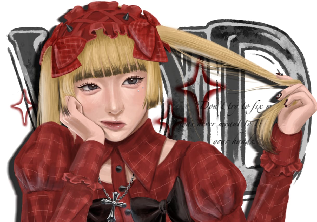 厚塗りでリアルタッチの女の子を描きます 似顔絵も描けます❣️アイコンなどにぜひ(^^)！ イメージ4