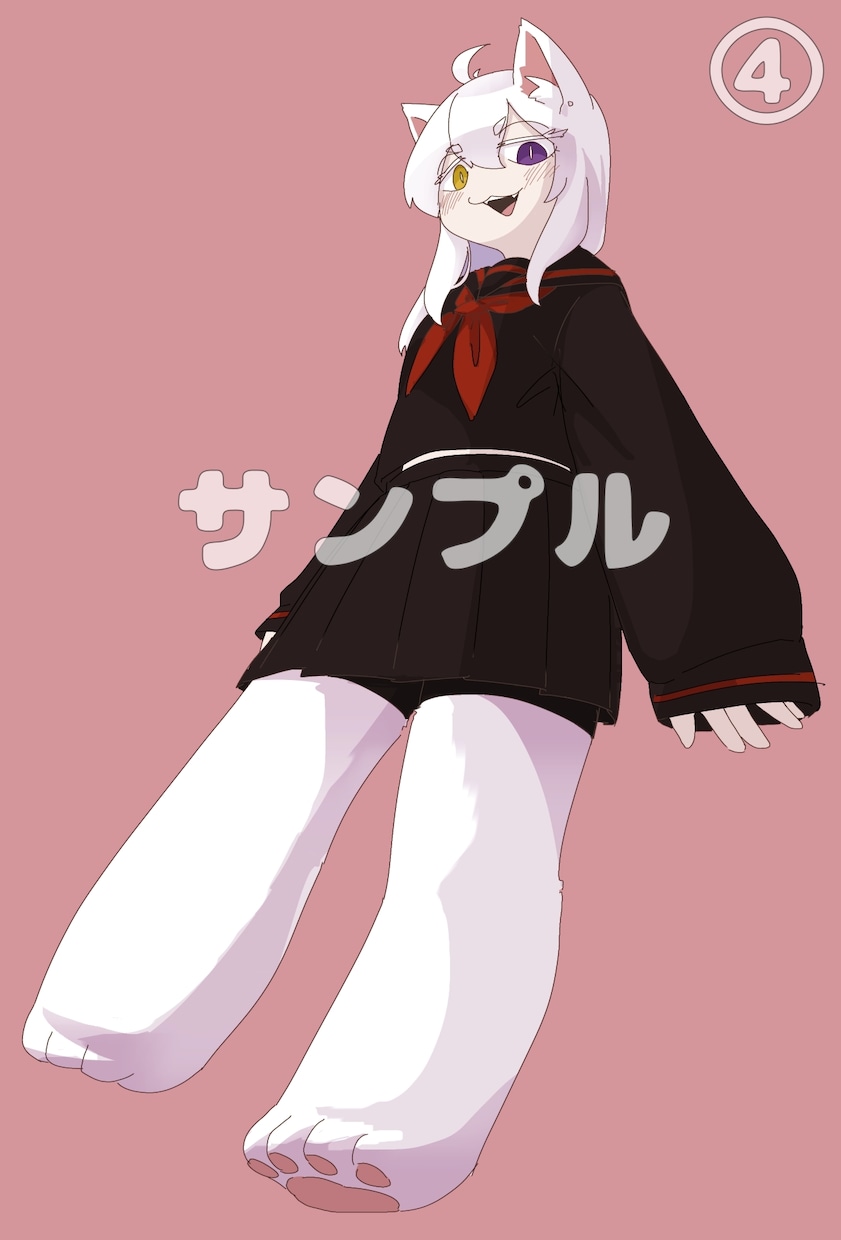 おうちの猫ちゃんを可愛くイラスト化します それぞれの猫ちゃんの個性に合った表情で！ イメージ5