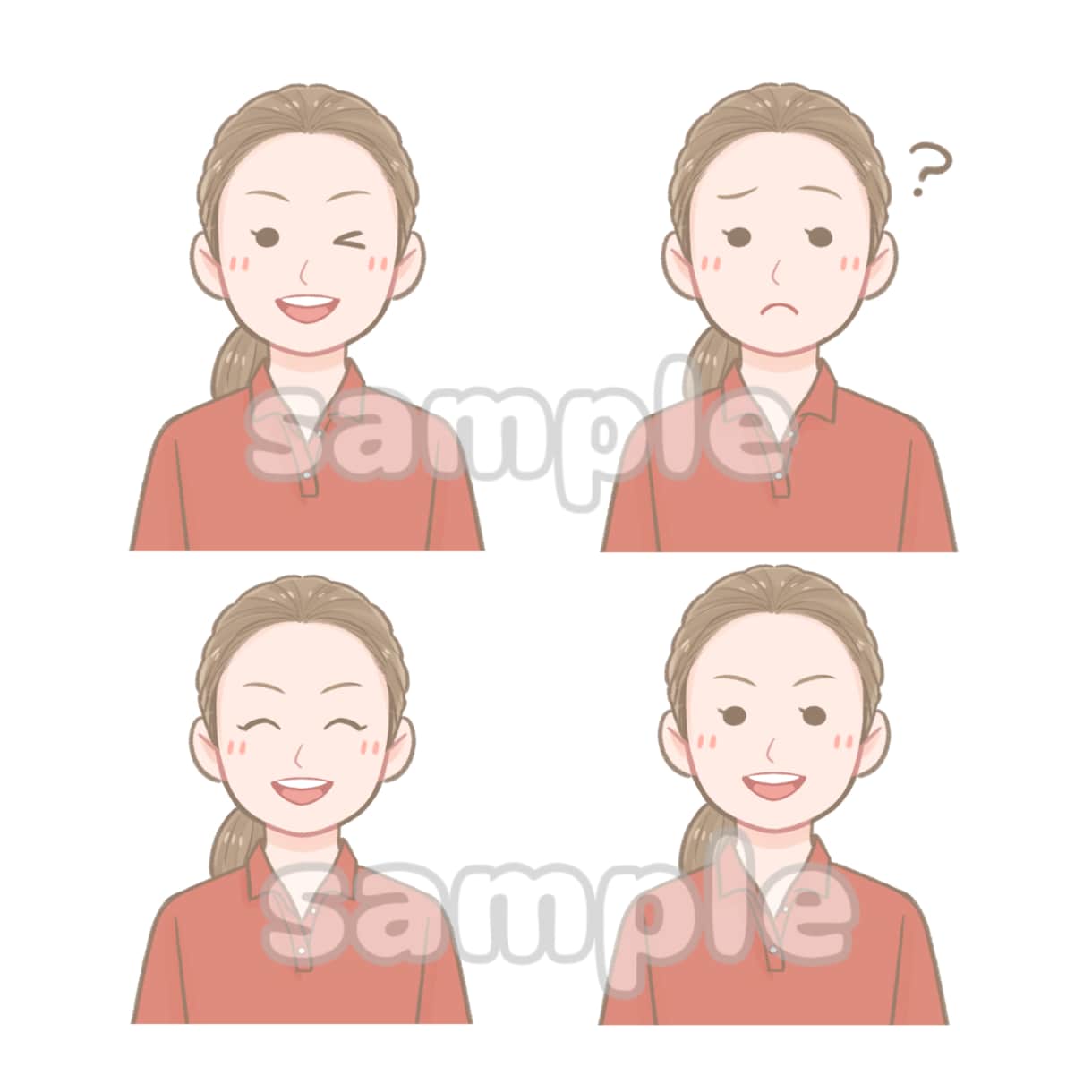 特定されにくいゆるゆるな似顔絵描きます ゆるくてシンプル！柔らかい雰囲気に◎アイコン、ブログなどに！ イメージ7