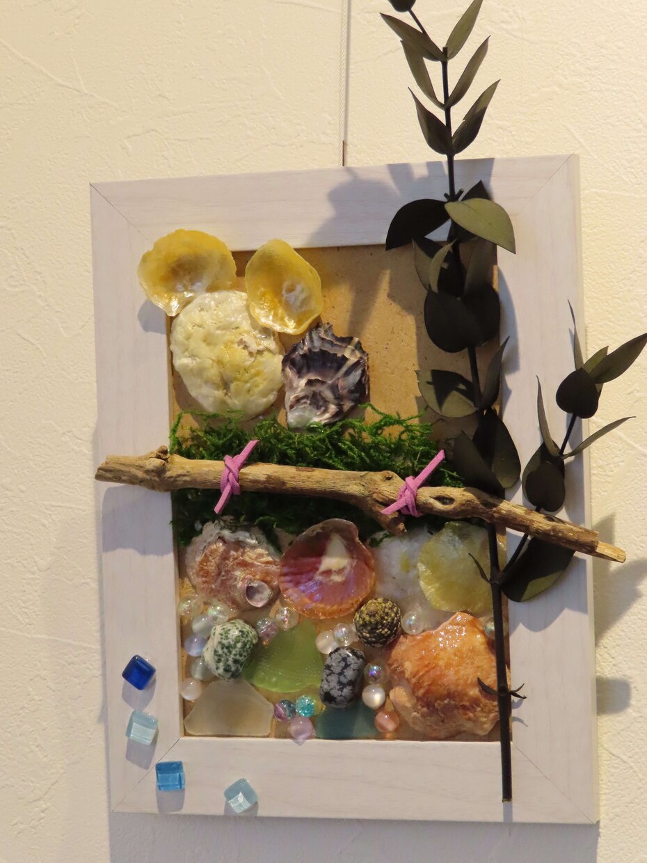 オーダーメイドの貝画を作成します オリジナルの手芸作品、貝画を作成いたします！ イメージ4