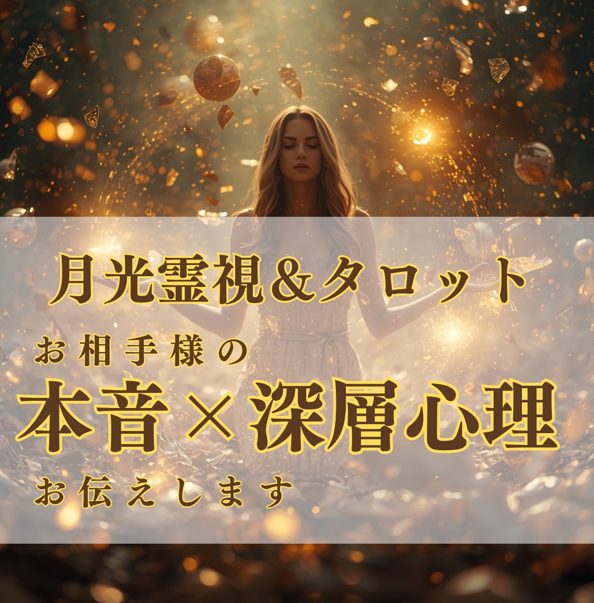 月光霊視とタロットで途切れた縁を再び結びます お相手の魂の声を聴き、運命の赤い糸を結び直します イメージ1