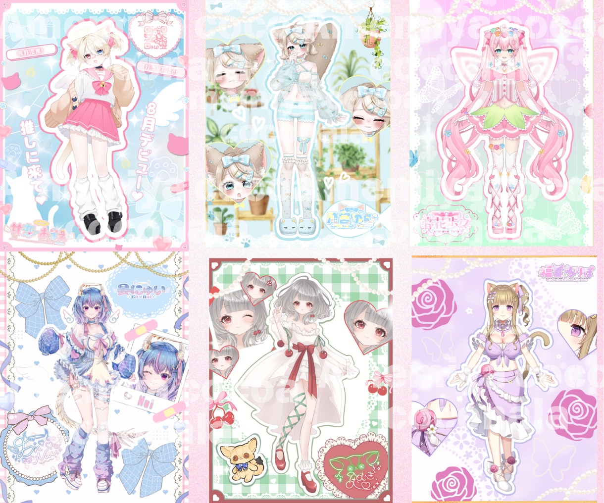 Vtuber宣伝画像プロフィールデザイン制作します Xで使える自己紹介・宣伝用の画像をデザインします♪ イメージ4