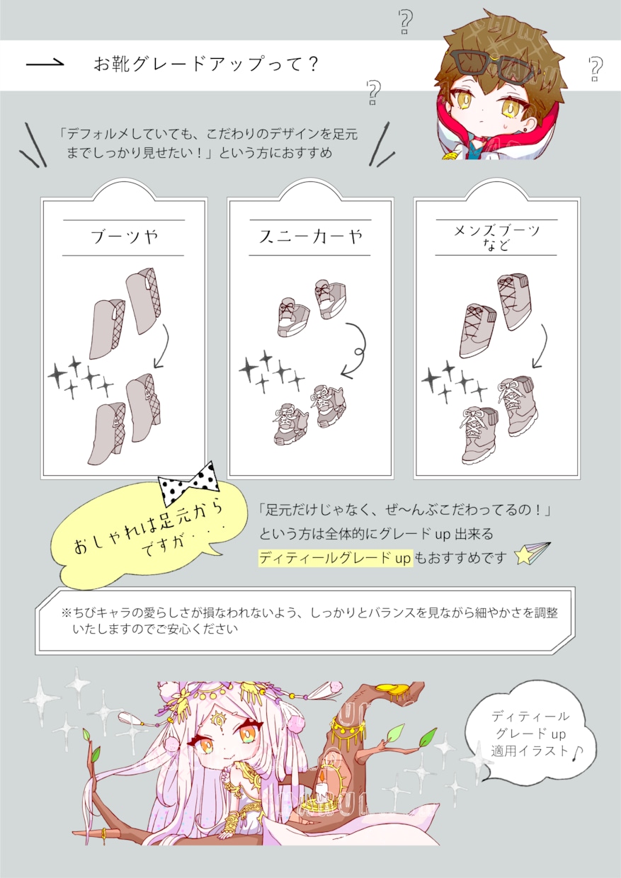 ちまっとかわいい！こだわりのちびキャラお描きします プロクオリティのSDミニキャラやアイコン、お任せください！ イメージ9