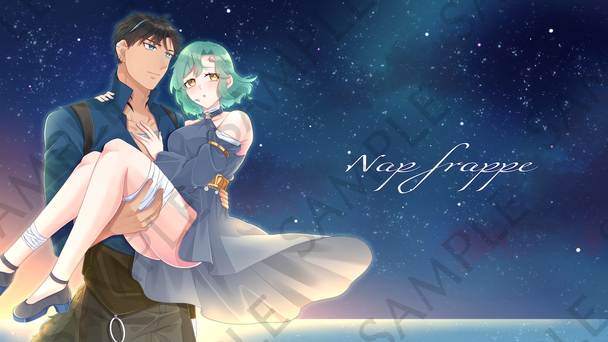 一枚絵/IRIAM・TRPG立ち絵など描きます 販売納品実績有り！綺麗な線画で綺麗な着色丁寧な仕事！ イメージ5