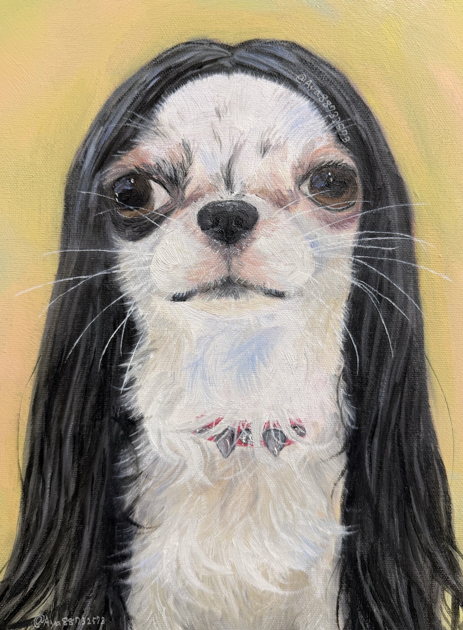 油絵で描きます 生き物の似顔絵、絵画一点物作品！ イメージ2