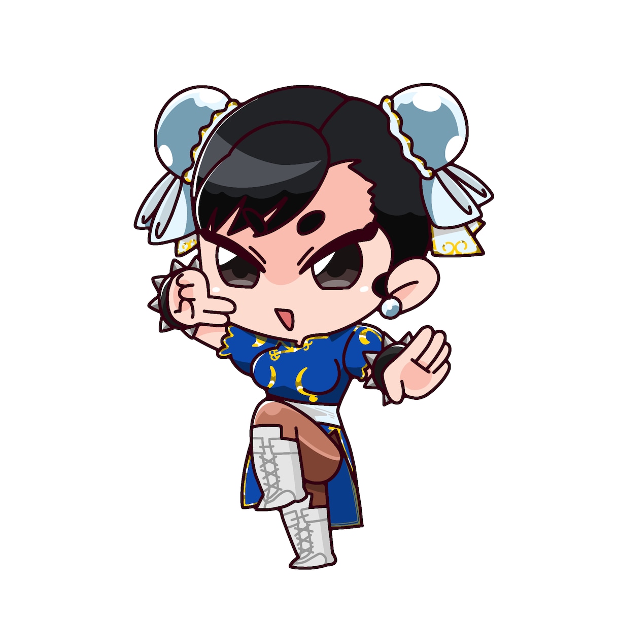 配信サイト用デフォルメイラストスタンプ描きます ★各配信サイトのサブスク用のスタンプ制作が可能です★ イメージ1