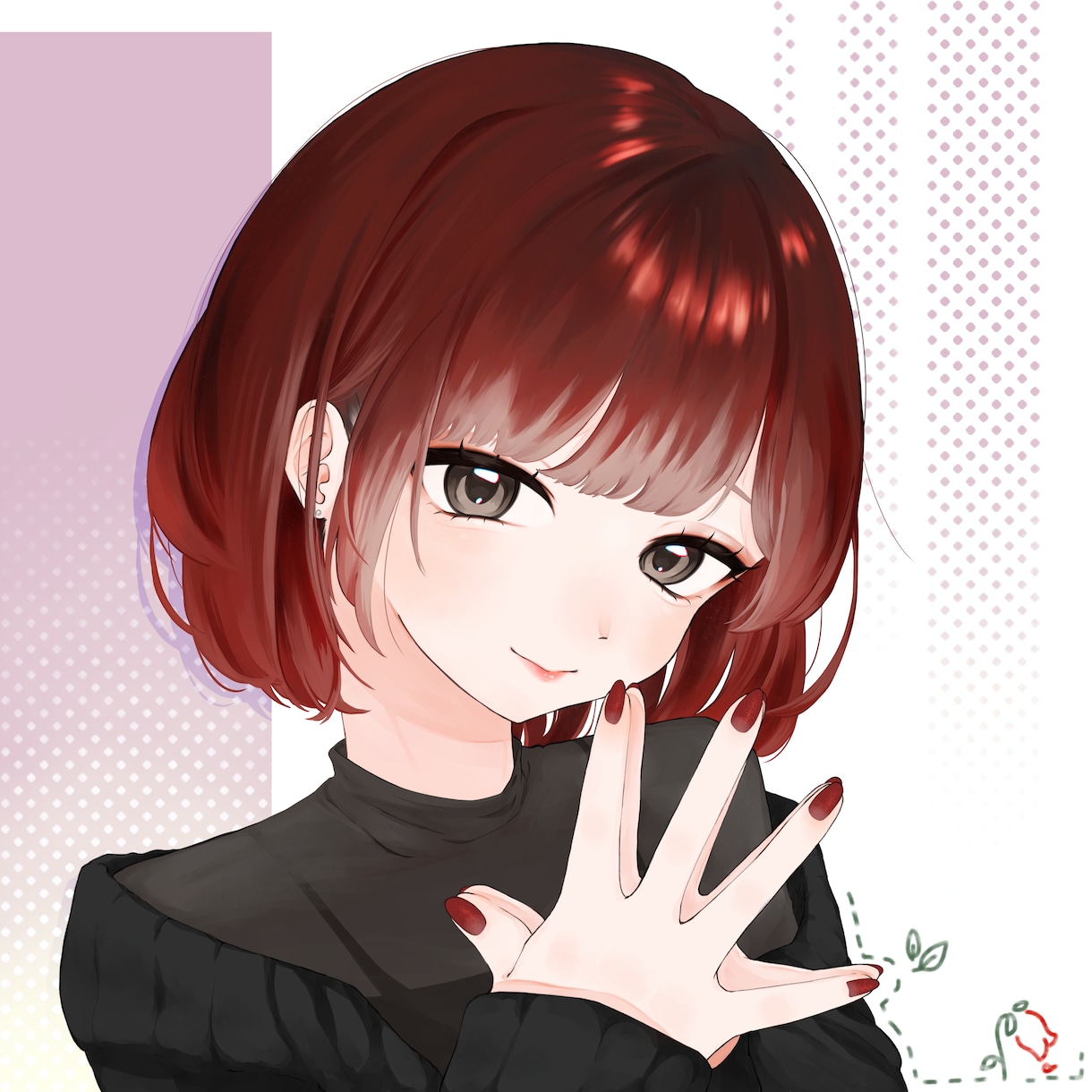 女の子のイラスト作成します 目を惹く可愛い女の子お描きます꒰՞ ܸ. .ܸ՞꒱ イメージ3
