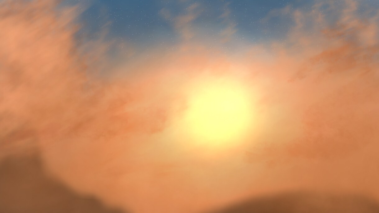 夜空、夜景、夕焼けなどの背景画をお描きします 綺麗な背景画を安く、短期間でお描きします イメージ3