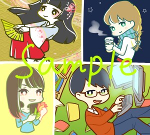 あなただけのデフォルメイラストを描きます ◆似顔絵からオリジナルまで、アイコンやプレゼントにも◆ イメージ2