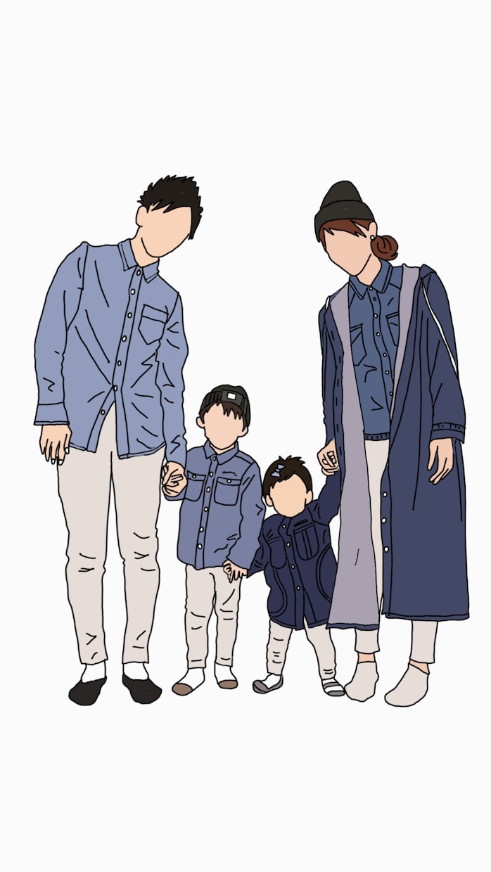 即日対応★お洒落な顔なし似顔絵イラストかきます LINEやInstagramなどのSNSアイコンに♩ イメージ3